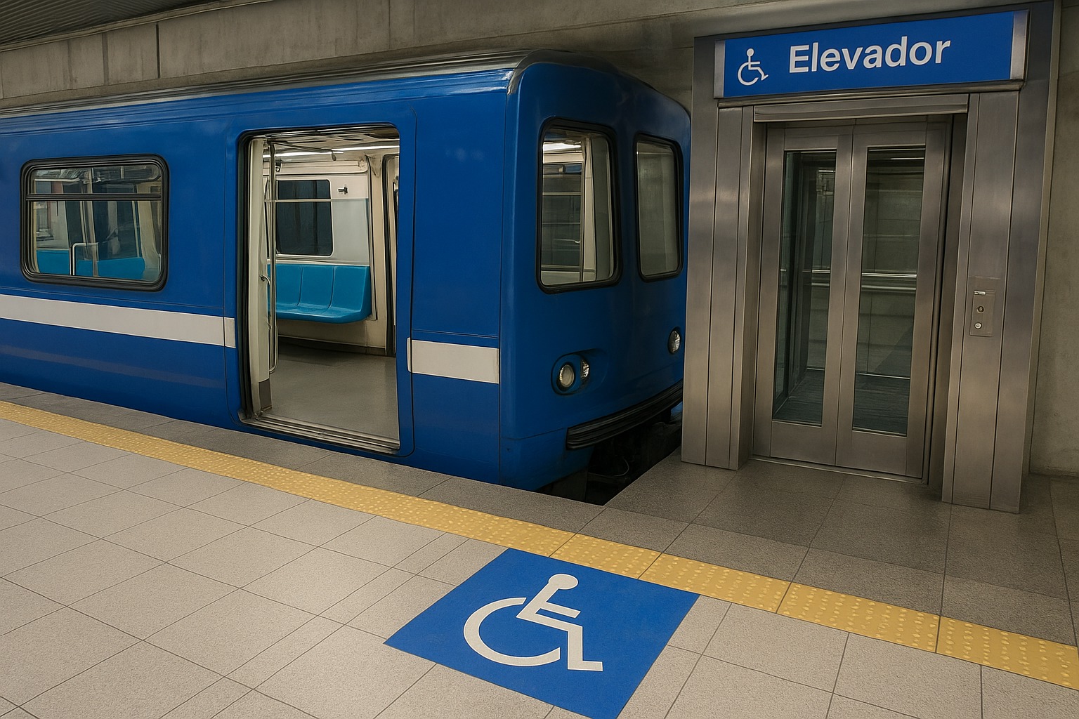Mapa da estação
